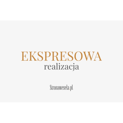 Usługa Ekspresowej realizacji zamówienia - <strong class=