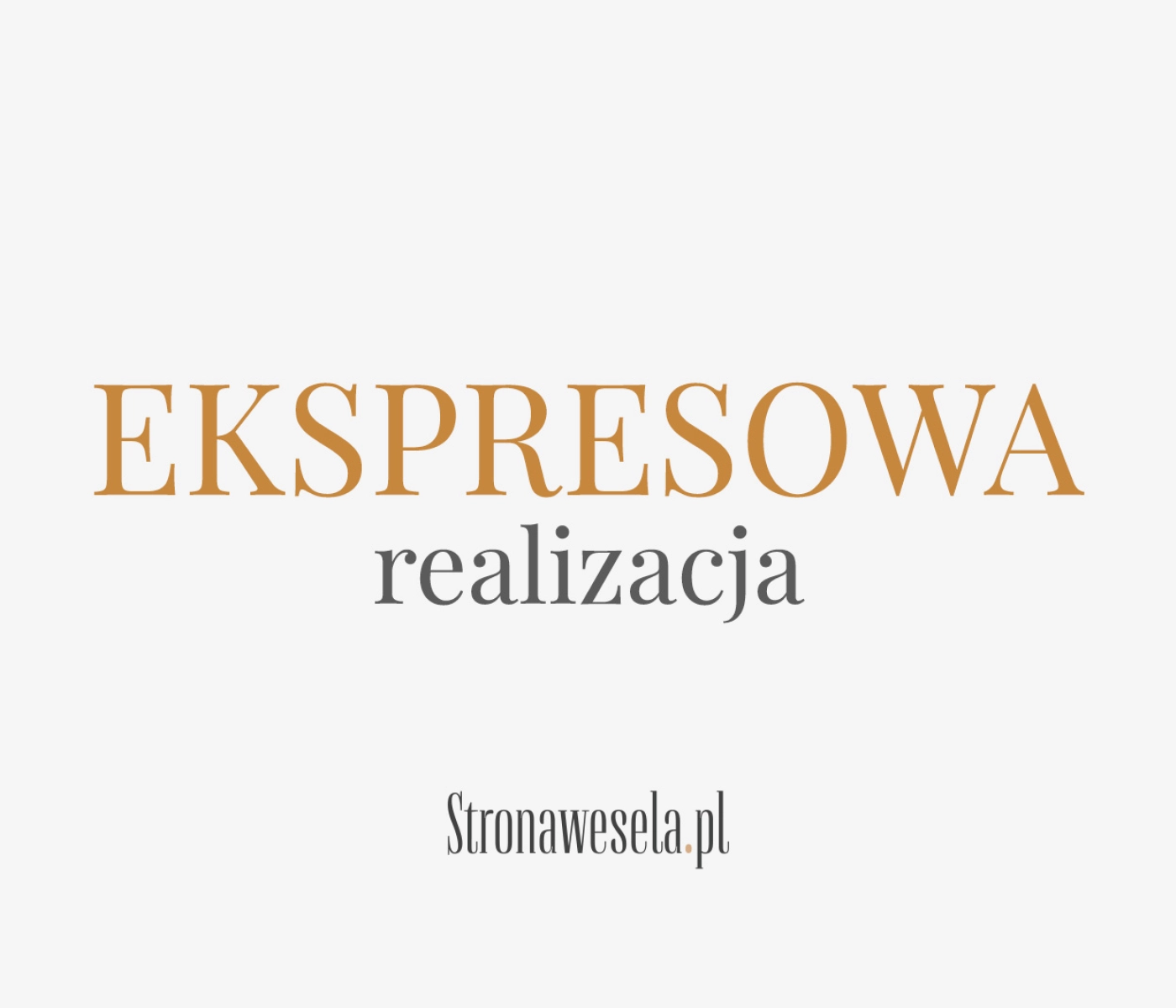 Usługa Ekspresowej realizacji zamówienia - <strong class=