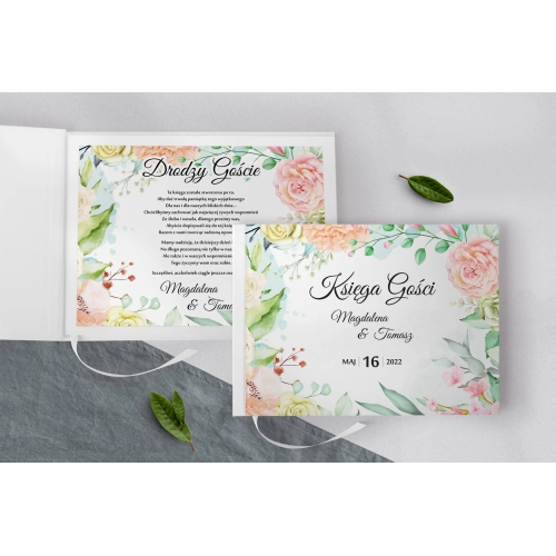 Księga Gości Weselnych Amelia - Motyw 3