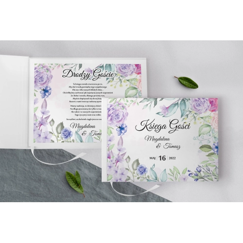 Księga Gości Weselnych Amelia - Motyw 4