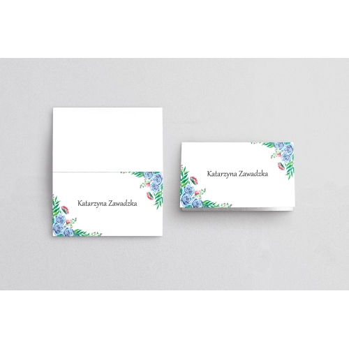 Winietki ślubne składane Bukiety Motyw 3