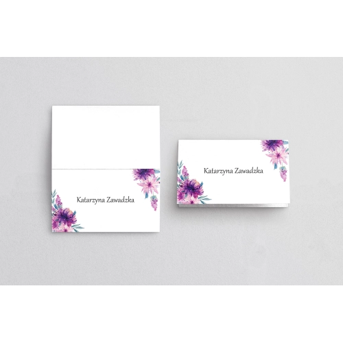 Winietki ślubne składane Bukiety Motyw 6