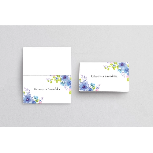 Winietki ślubne składane Bukiety Motyw 7