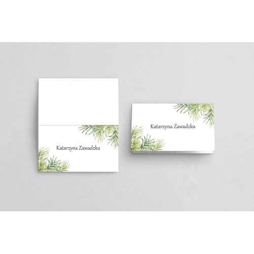 Winietki ślubne składane Bukiety Motyw 12