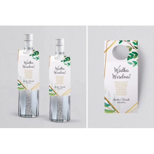 Zawieszka na alkohol oczko Flowers & Frame Motyw 2