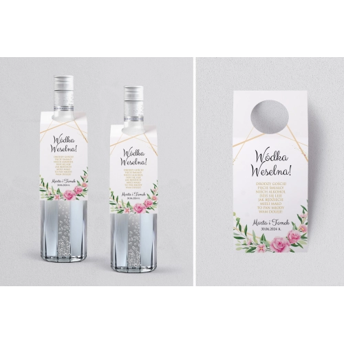 Zawieszka na alkohol oczko Flowers & Frame Motyw 4