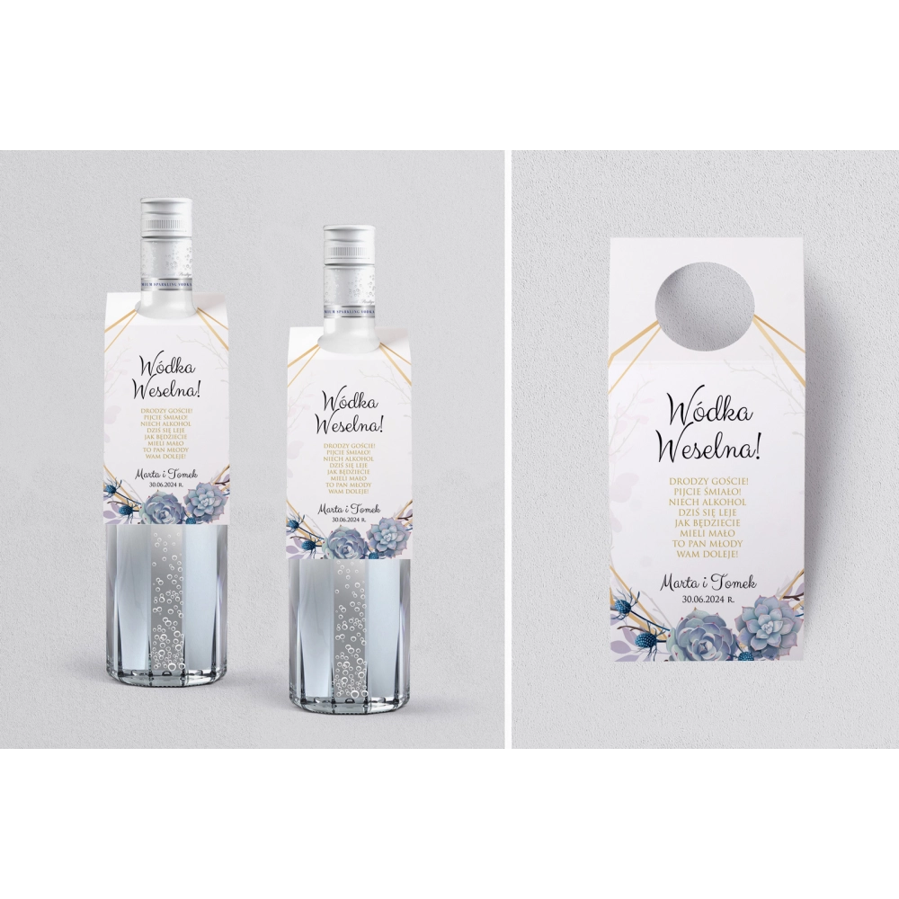 Zawieszka na alkohol oczko Flowers & Frame Motyw 6