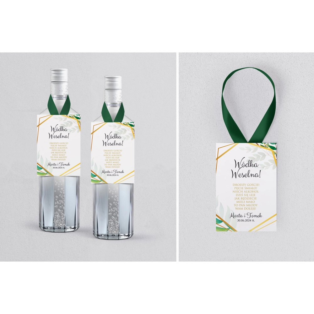 Zawieszka na alkohol Flowers & Frame - Motyw 2