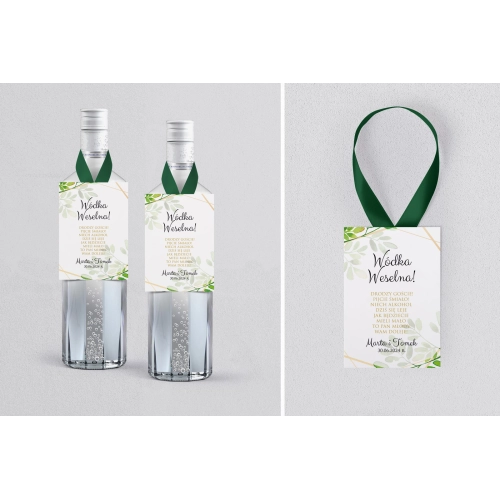 Zawieszka na alkohol Flowers & Frame - Motyw 3