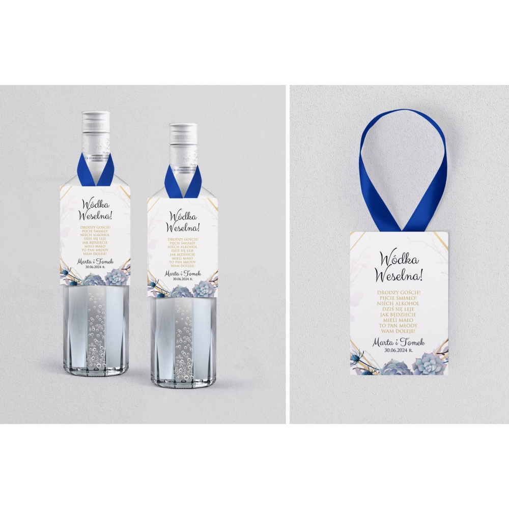 Zawieszka na alkohol Flowers & Frame - Motyw 6