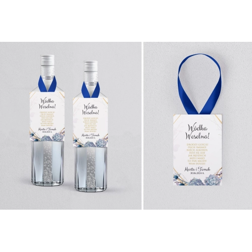 Zawieszka na alkohol Flowers & Frame - Motyw 6