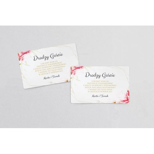 Naklejki na ciasto weselne Flowers & Frame Motyw 5