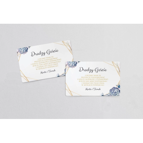 Naklejki na ciasto weselne Flowers & Frame Motyw 6