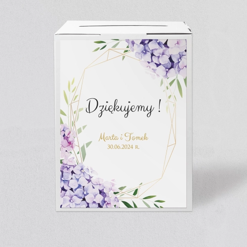 Pudełko na koperty i pieniądze Flowers & Frame Motyw 1