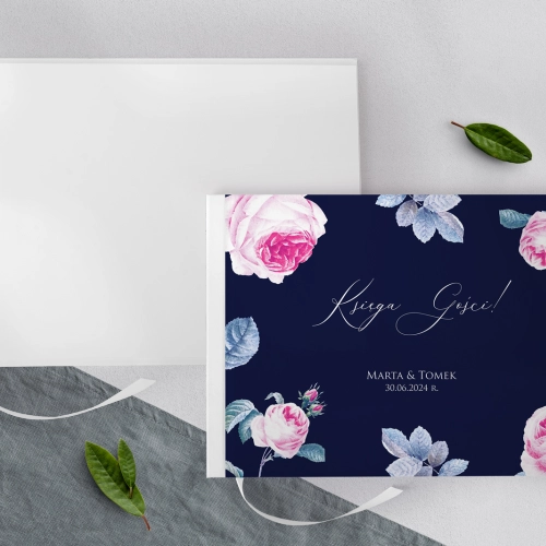 Księga Gości Weselnych Loveletter Motyw 3