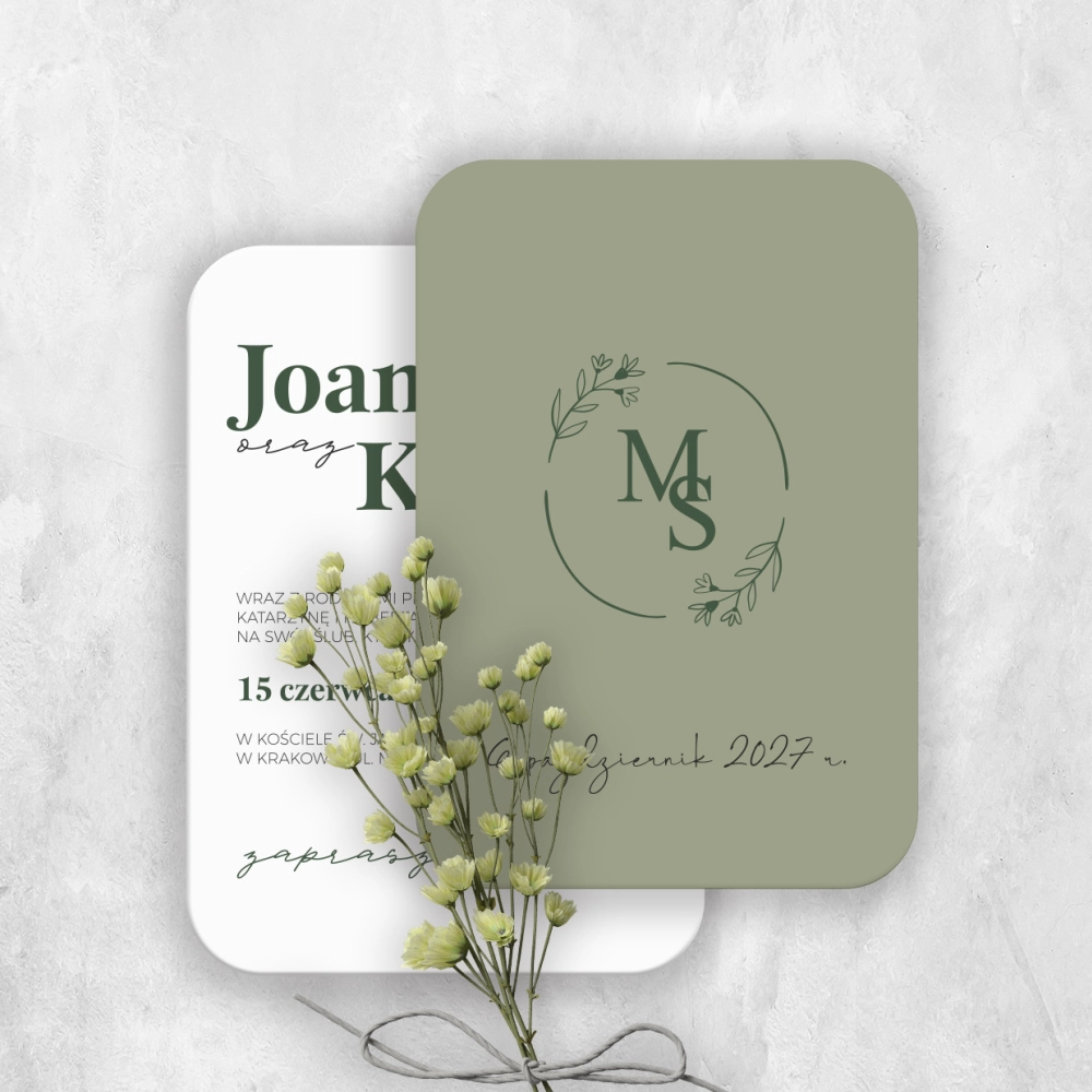 Zaproszenia ślubne Just Love