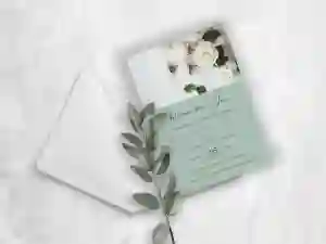 Zaproszenia ślubne Mint Romance