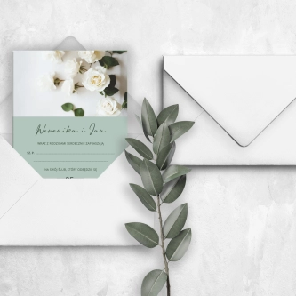 Zaproszenia ślubne Mint Romance