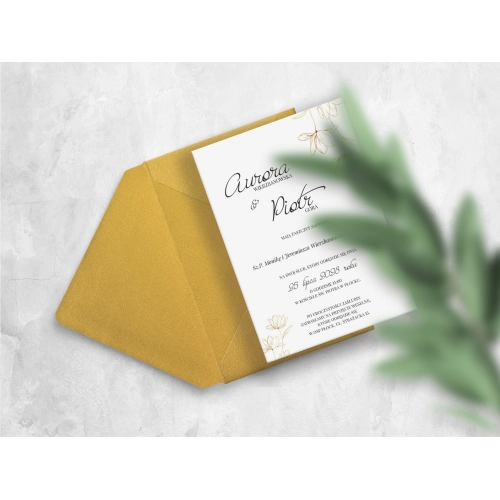 Zaproszenia ślubne Aurora