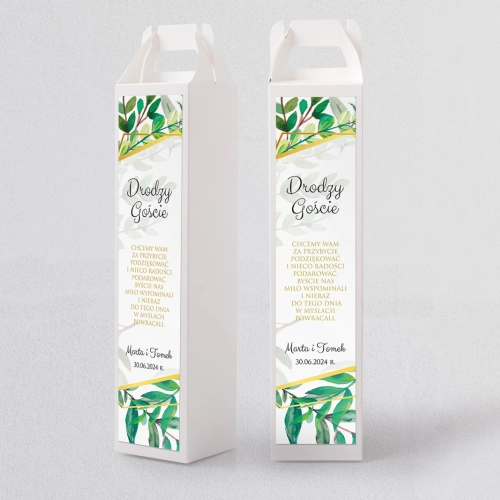 Pudełko na alkohol Flowers & Frame Motyw 2