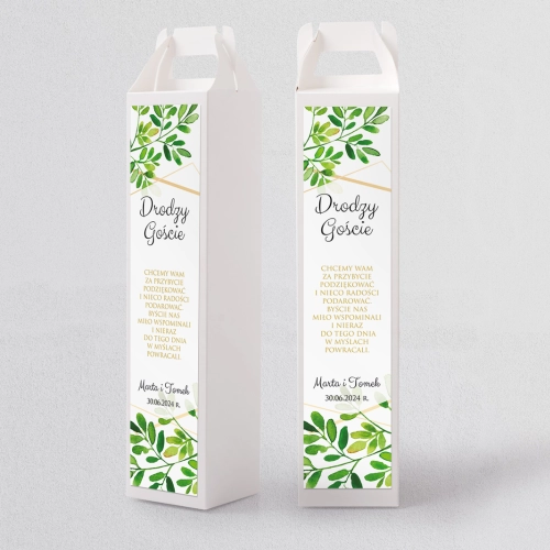 Pudełko na alkohol Flowers & Frame Motyw 3