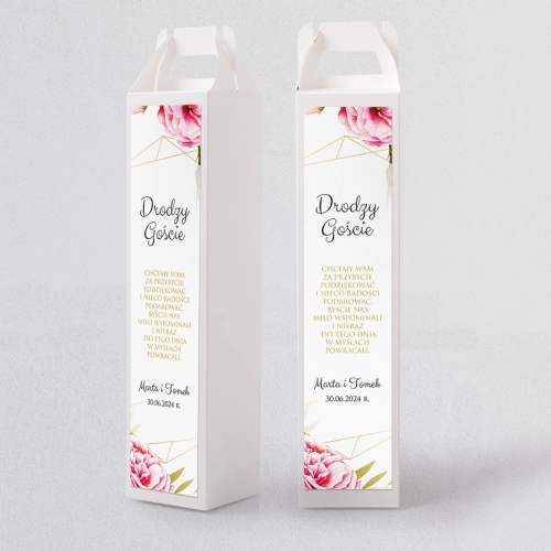 Pudełko na alkohol Flowers & Frame Motyw 5