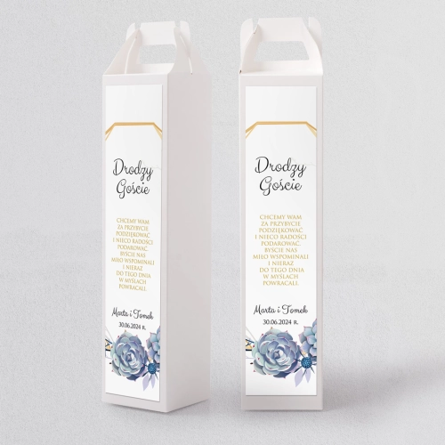 Pudełko na alkohol Flowers & Frame Motyw 6