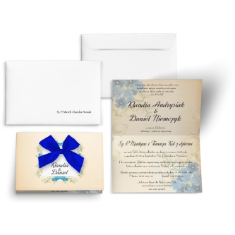 Zaproszenia ślubne Love - motyw 9