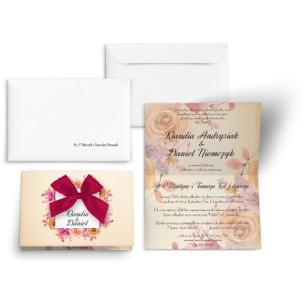 Zaproszenia ślubne Love - motyw 12