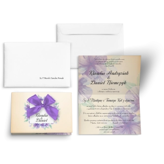 Zaproszenia ślubne Love - motyw 13