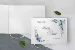 Księga Gości Weselnych Akwarelowe Wianki Motyw 8
