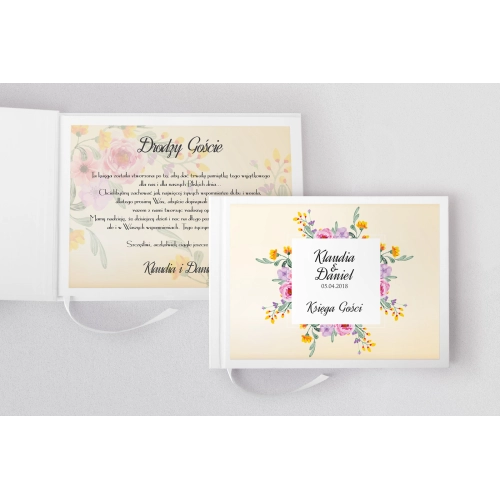 Księga Gości Weselnych Love Motyw 1