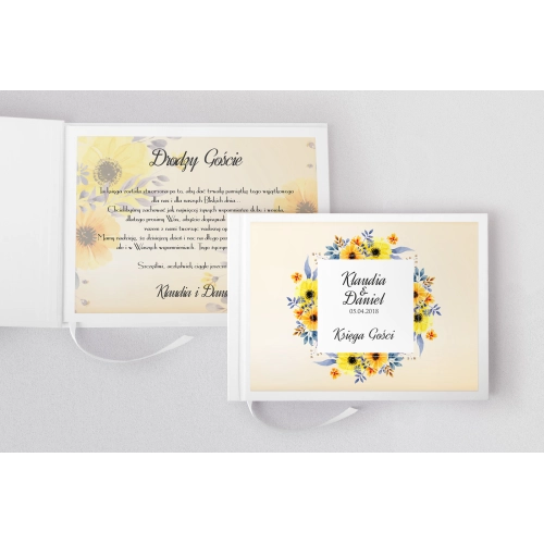 Księga Gości Weselnych Love Motyw 3