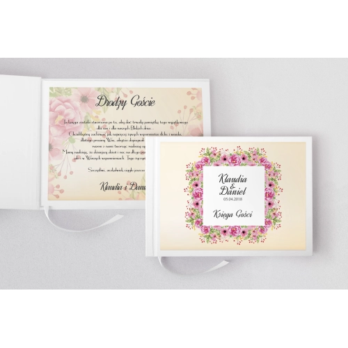 Księga Gości Weselnych Love Motyw 5