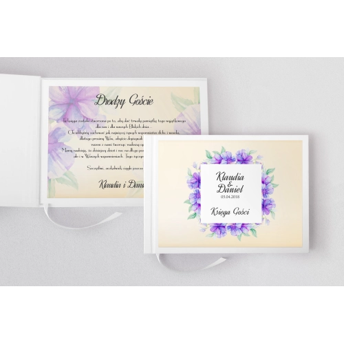 Księga Gości Weselnych Love Motyw 13