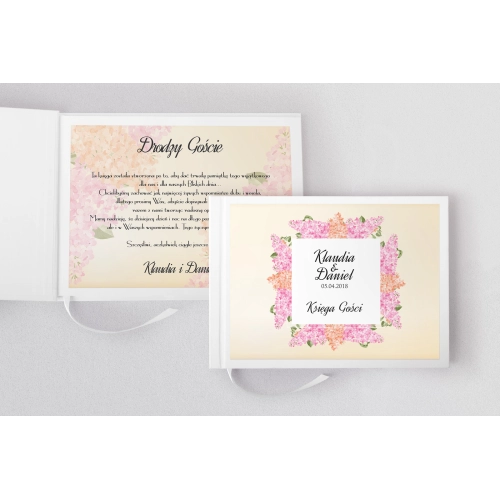 Księga Gości Weselnych Love Motyw 17