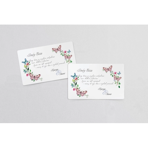 Naklejki na ciasto weselne Akwarelowe Wianki Motyw 3