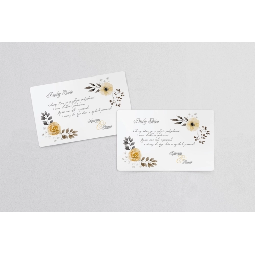 Naklejki na ciasto weselne Akwarelowe Wianki Motyw 4