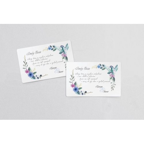 Naklejki na ciasto weselne Akwarelowe Wianki Motyw 8