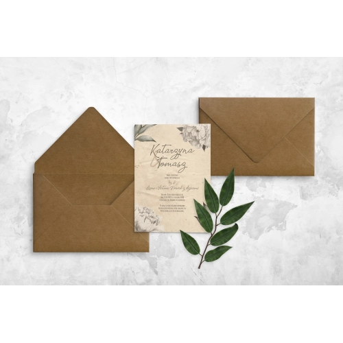 Zaproszenia ślubne Old Fashion - Motyw 1