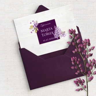 Zaproszenia ślubne Biała Stodoła - Motyw 1