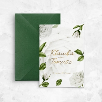 Zaproszenia ślubne Dream - Składane Motyw 1