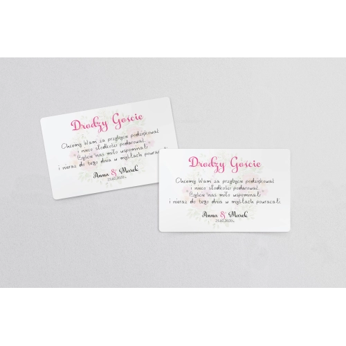 Naklejki na ciasto weselne Rustical Motyw 2