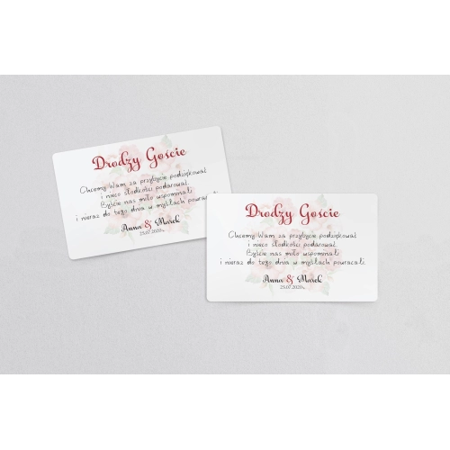 Naklejki na ciasto weselne Rustical Motyw 3