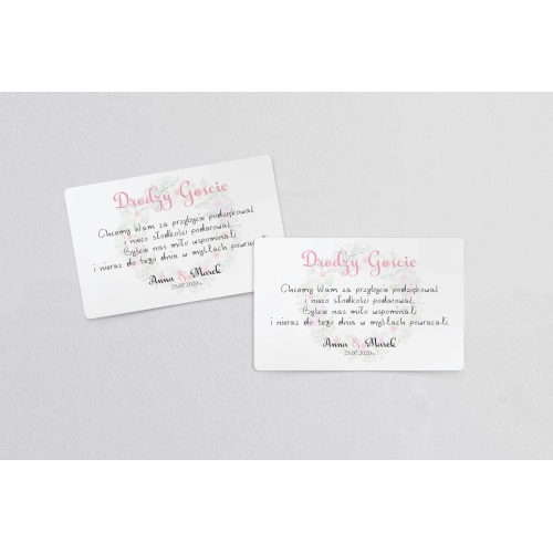 Naklejki na ciasto weselne Rustical Motyw 6