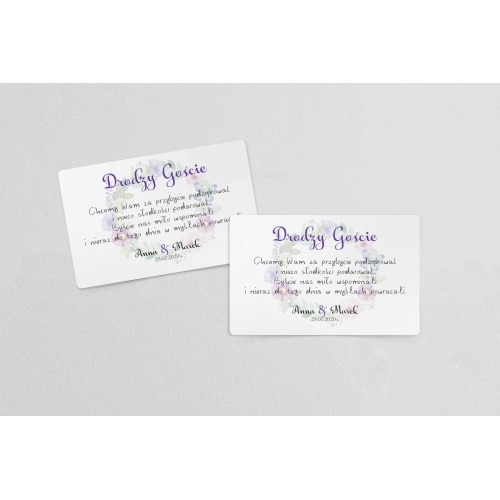 Naklejki na ciasto weselne Rustical Motyw 9