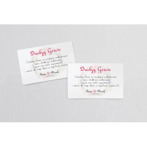 Naklejki na ciasto weselne Rustical Motyw 14