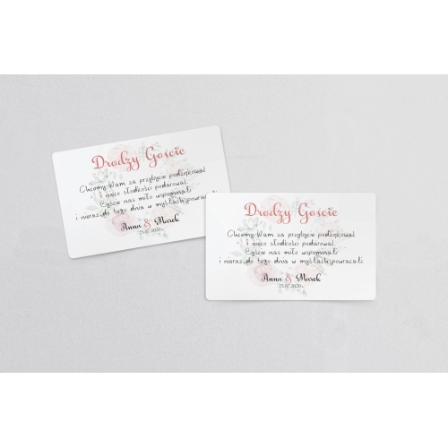 Naklejki na ciasto weselne Rustical Motyw 15