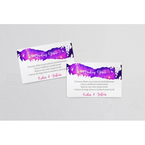 Naklejki na ciasto weselne Stylish Motyw 15