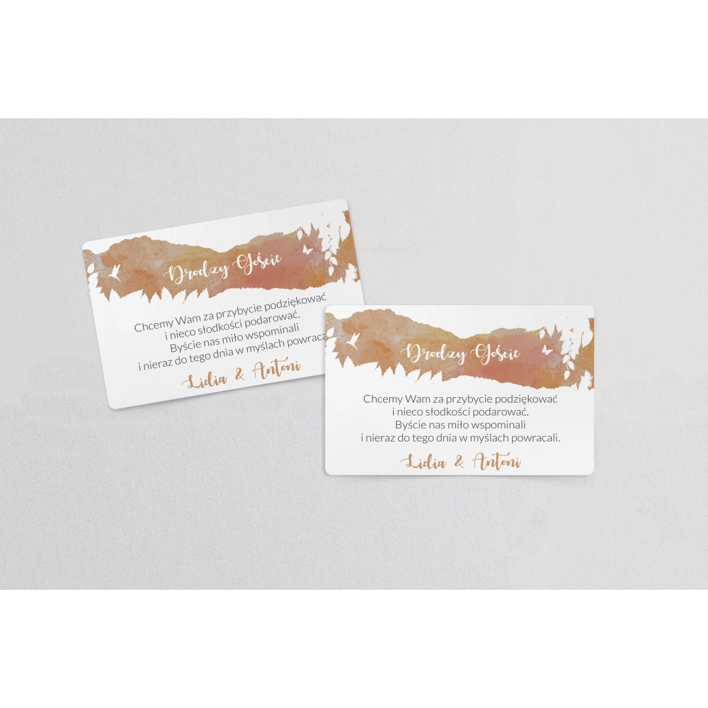 Naklejki na ciasto weselne Stylish Motyw 17